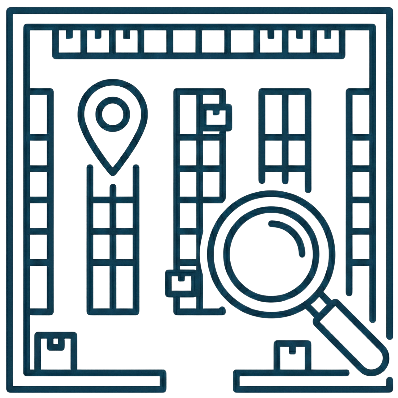 Icon - warehouse map