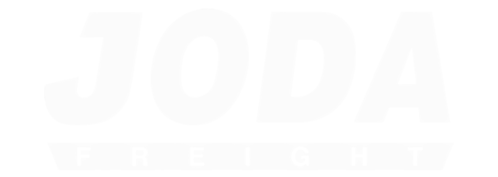 Joda freight logo in white