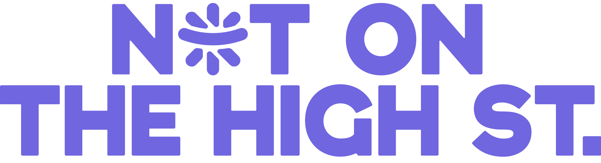 Not on the high street logo | clarus wms Not on the high street logo