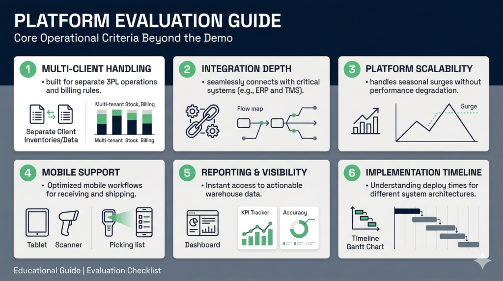 Warehouse software reviews: wms evaluation criteria