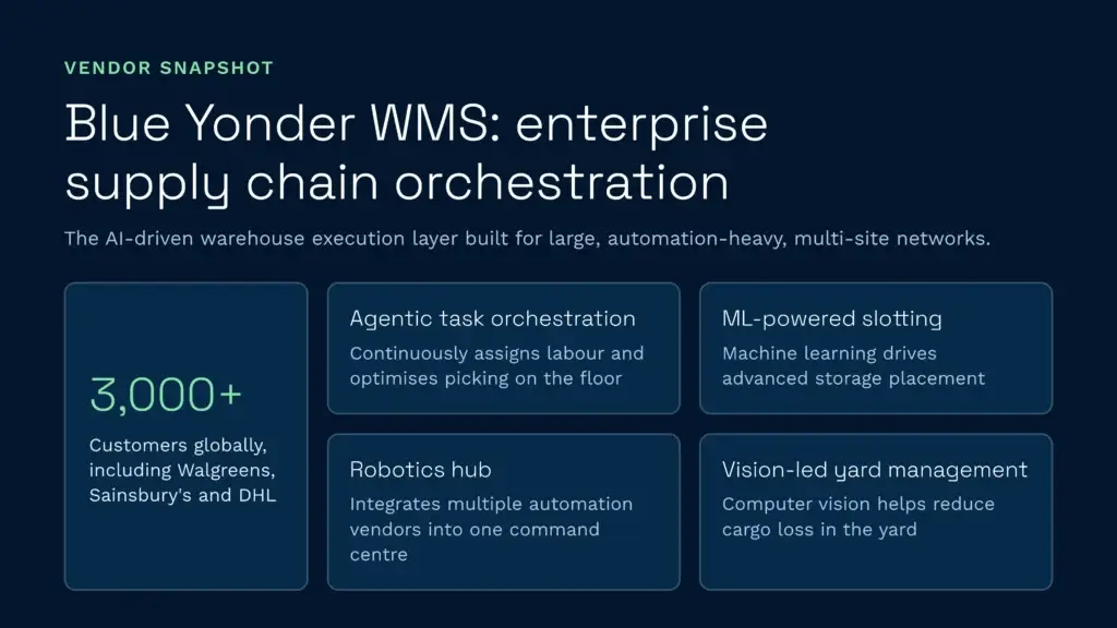 Vendor snapshot: blue yonder wms