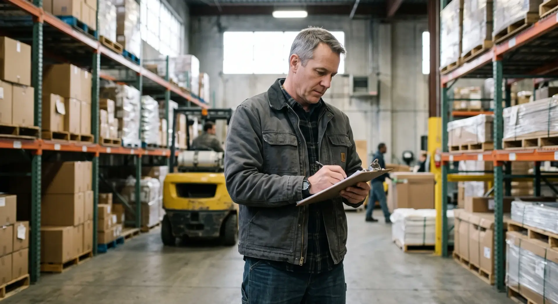 Head of operations working in warehouse | clarus wms Head of operations working in warehouse